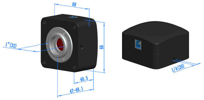USB 3.0 CCD Camera Microscope Biological C Mount Microscope Camera