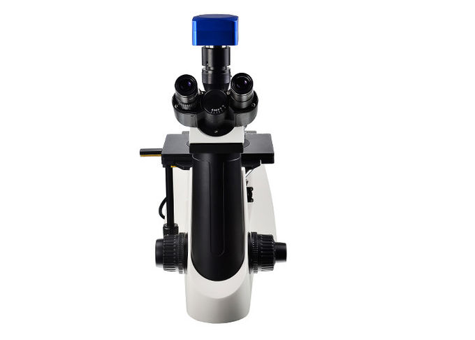 Metallurgical Trinocular Inverted Microscope 80X Objective 5 Holes Eyepiece