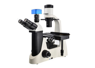 China Trinocular Phase Contrast Inverted Optical Microscope 10x 20x 40x supplier