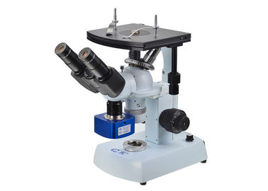 China Inverted Metallurgical Microscope 10x 40x 100x , Transmission Optical Microscopy supplier