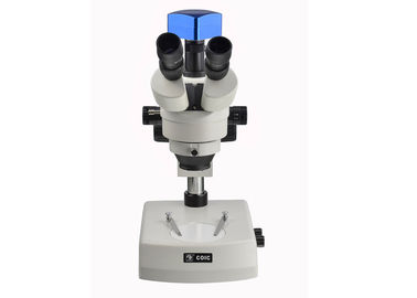 China Lab Stereo Optical Microscope Trinocular Stereo Zoom Microscope With Digital Camera supplier