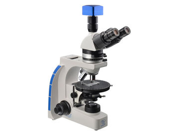 China Transmitted Polarized Light Microscopy Trinocular Head 20X 50X Objective supplier