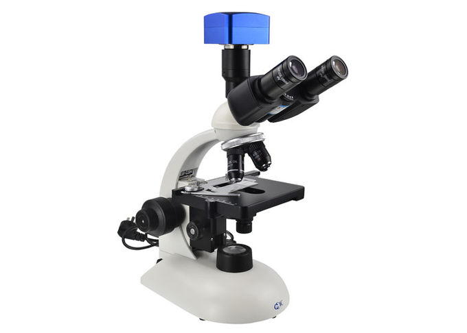 LED Light Advanced Trinocular Biological Microscope High Brightness