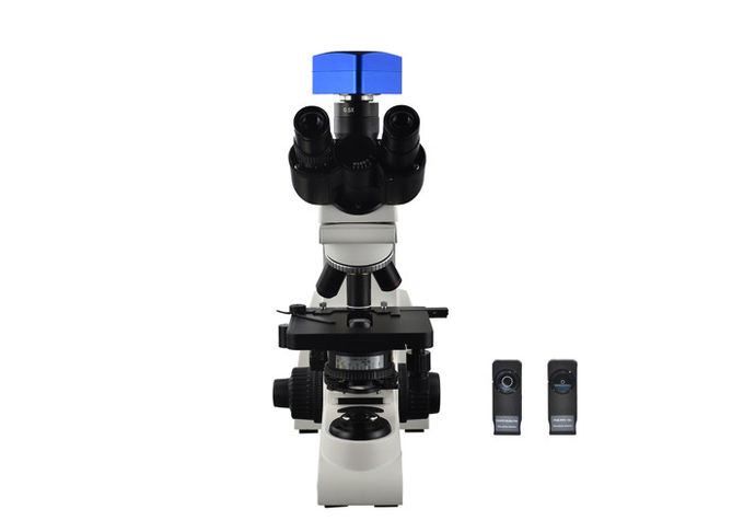 3W LED Phase Contrast Microscopy , Trinocular Biological Microscope