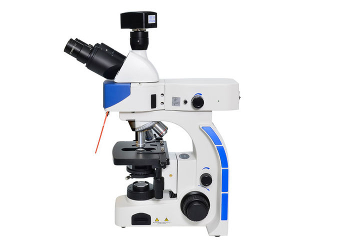LED Trinocular Upright Fluorescence Microscope with B & G Fluorescence Filter