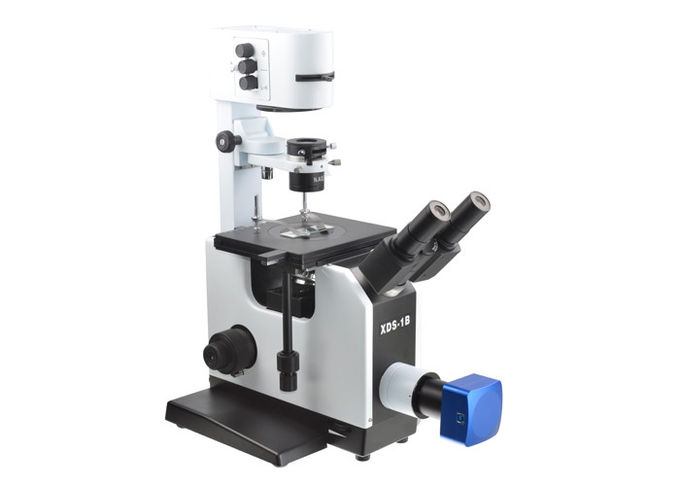 Biological Trinocular Inverted Optical Microscope 25X Phase Contrast Objective